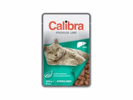 Kapsička CALIBRA Cat Premium Sterilised Liver 100g