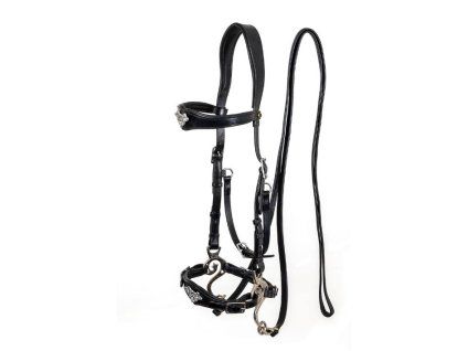 Hackamore uzdečka F.R.A. Imperial black COB