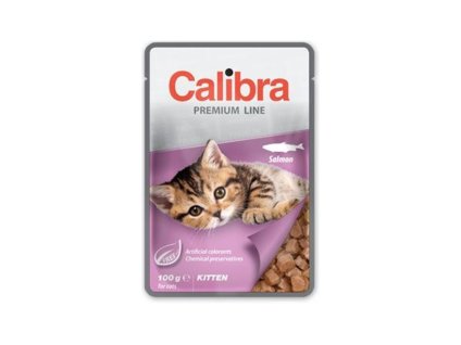 Kapsička CALIBRA Cat Premium Kitten Salmon 100g