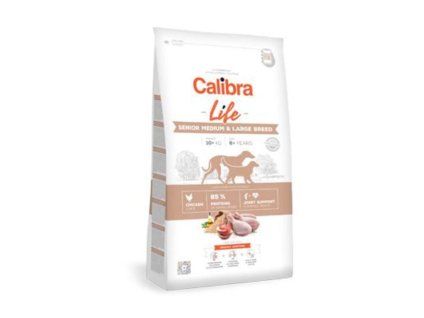 CALIBRA Dog Life Senior Medium & Large Chicken 2,5kg