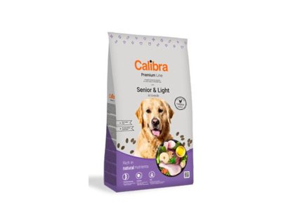 CALIBRA Dog Premium Line Senior & Light 12kg