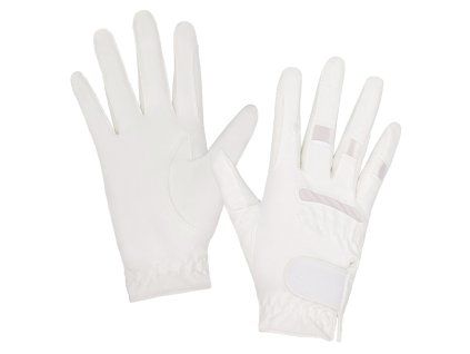 Dětské jezdecké rukavice Q-ESSENTIALS Multi white (2)