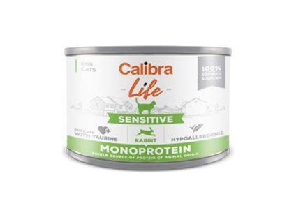 Konzerva CALIBRA Cat Life Sensitive Rabbit 200g