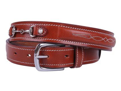 Pásek QHP Ricki brown 65cm