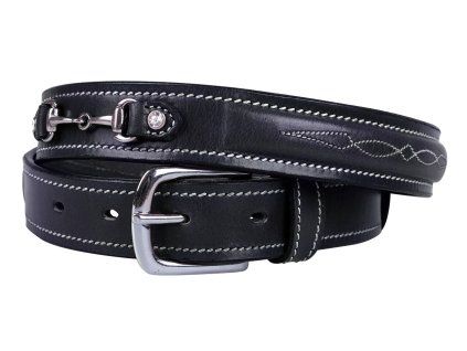 Pásek QHP Ricki black 95cm