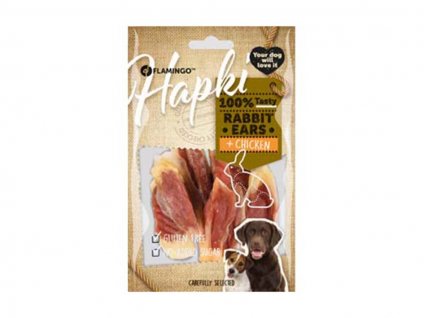 FLAMINGO Hapki Rabbit Ear Wrapped with Chicken 85g