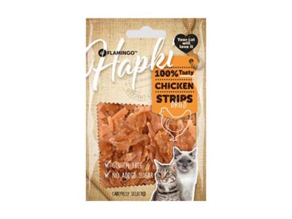 FLAMINGO Hapki Cat Chicken Strips 50g