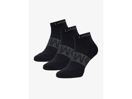 Ponožky LEMIEUX 3 Pack black (L)