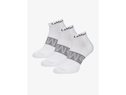 Ponožky LEMIEUX 3 Pack white (L)