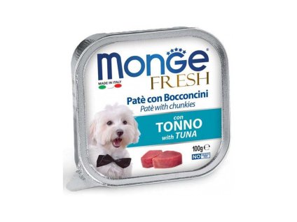 Paštika MONGE Fresh s kousky tuňáka 100g