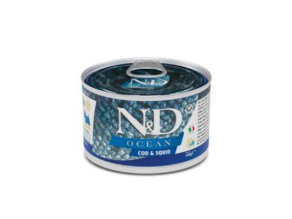 Konzerva N&D Ocean Dog Mini Cod & Squid 140g