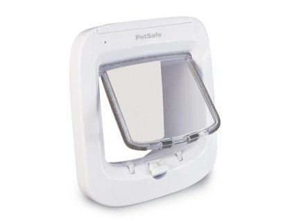 Dvířka PETSAFE Smart na mikročip bílá