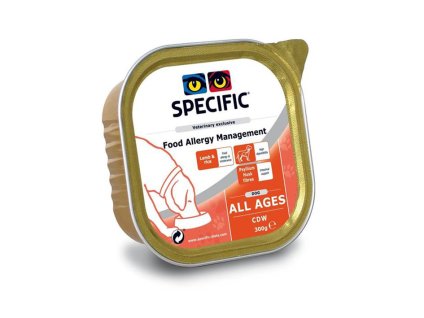 Paštika SPECIFIC CDW Food Allergy Management 6x300g