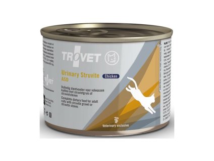 Konzerva TROVET Feline Urinary Struvite Chicken ASD 200g