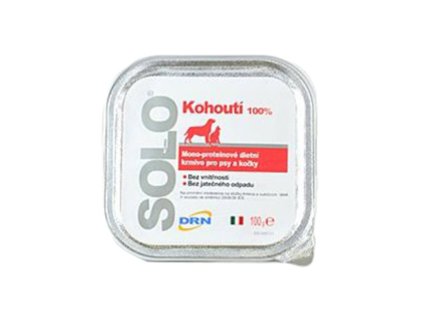 Paštika SOLO 100% kohout 100g