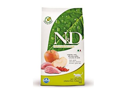 N&D Grain Free Prime Cat Adult Boar & Apple 300g