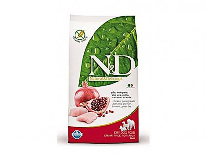 N&D Grain Free Prime Dog Adult Medium/Maxi Chicken & Pomegranate 2,5kg