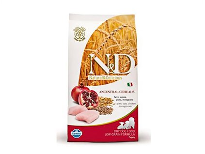 N&D Low Grain Dog Puppy Medium/Maxi Chicken & Pomegranate 2,5kg