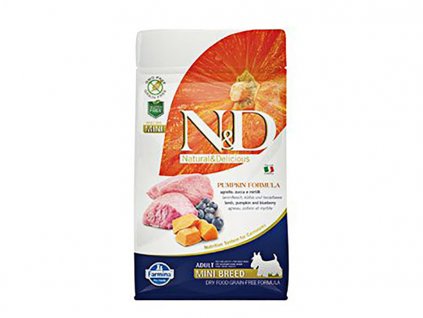 N&D Grain Free Pumpkin Dog Adult Mini Lamb & Blueberry 800g