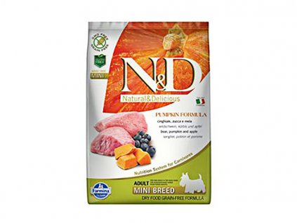 N&D Grain Free Pumpkin Dog Adult Mini Boar & Apple 7kg