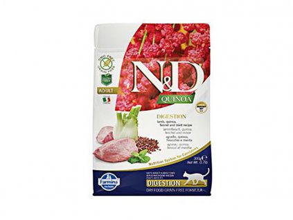 N&D Grain Free Quinoa Cat Digestion Lamb & Fennel 300g