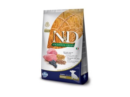 N&D Low Grain Dog Puppy Mini Lamb & Blueberry 7kg