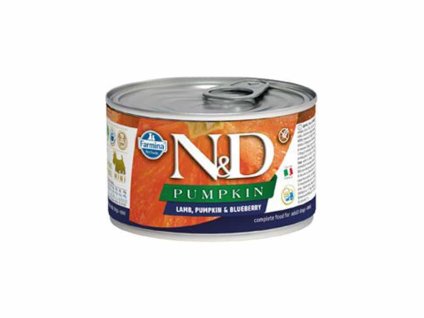 Konzerva N&D Dog Pumpkin Adult Lamb & Blueberry Mini 140g