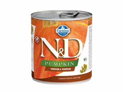 Konzerva N&D Dog Pumpkin Adult Venison & Pumpkin 285g