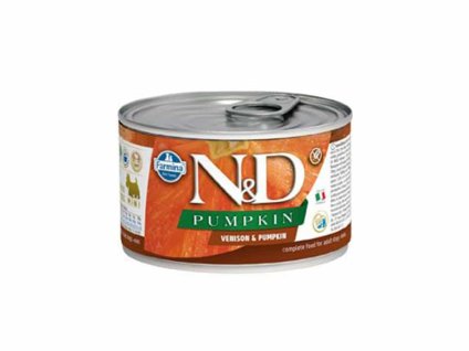 Konzerva N&D Dog Pumpkin Adult Venison & Pumpkin Mini 140g