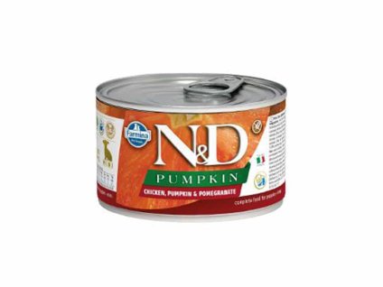 Konzerva N&D Dog Pumpkin Puppy Chicken & Pomegranate Mini 140g