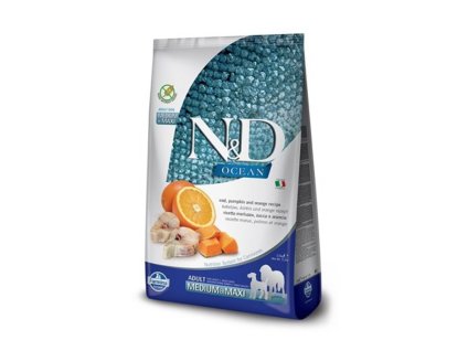 N&D Low Grain Ocean Cat Adult Codfish & Orange 5kg