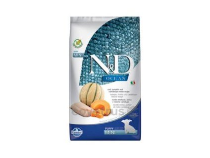 N&D Grain Free Ocean Dog Puppy Mini Codfish & Pumpkin & Melon 2,5kg (DOPRODEJ)