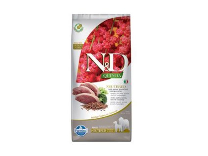 N&D Grain Free Quinoa Dog Neutered Duck & Broccoli & Asparagus 12kg