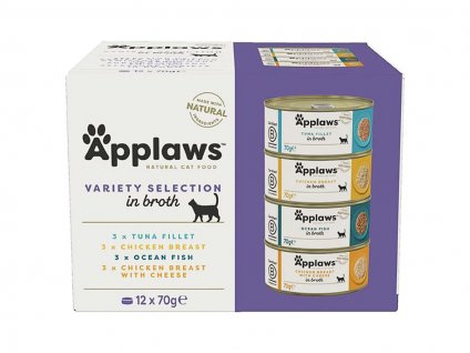 Konzerva APPLAWS Cat Supreme Selection Multipack 12x70g
