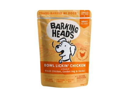 Kapsička BARKING HEADS New Bowl Lickin’ Chicken 300g