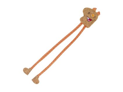 Hračka pro kočky NOBBY - Smile Face na nožičkách s catnipem 39,5cm