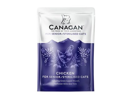 Kapsička CANAGAN Cat Senior/Sterilised kuře 85g