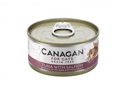 Konzerva CANAGAN Cat tuňák a losos 75g