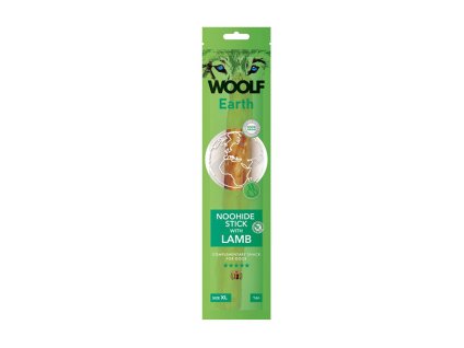 WOOLF Earth Noohide Stick with Lamb (XL) 90g (1ks)