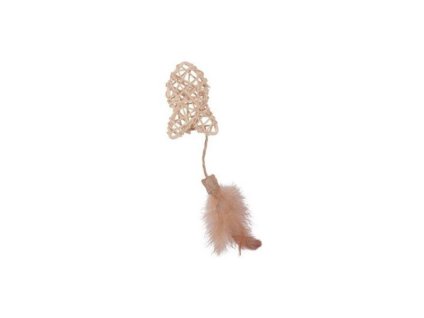 Hračka pro kočky ZOLUX - Ethicat Rattan ryba 23,8x4,1x1,5cm