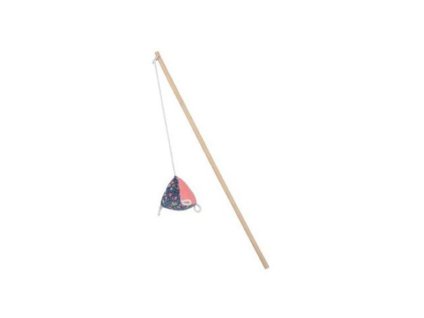 Hračka pro kočky ZOLUX - Ethicat Floral škádlítko pyramida 7x4,5x40cm (s catnipem)