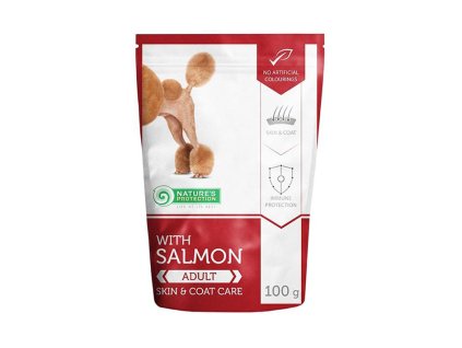 Kapsička NATURE´S PROTECTION Dog Adult Salmon 100g