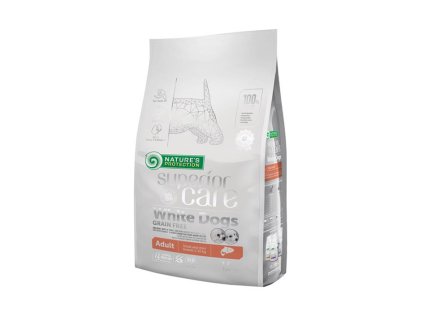 NATURE´S PROTECTION Dog Superior Care White Dogs Adult Small Breeds Grain Free Salmon 1,5kg
