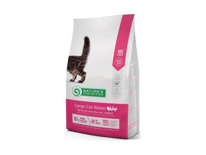 NATURE´S PROTECTION Cat Large Kitten 2kg (DOPRODEJ)