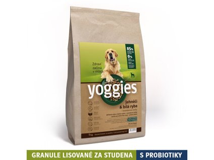 YOGGIES jehněčí & bílá ryba 5kg