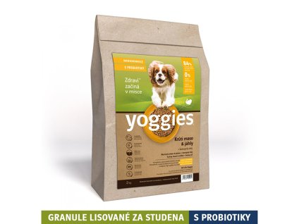 YOGGIES Minigranule s krůtím masem a jáhly 2kg