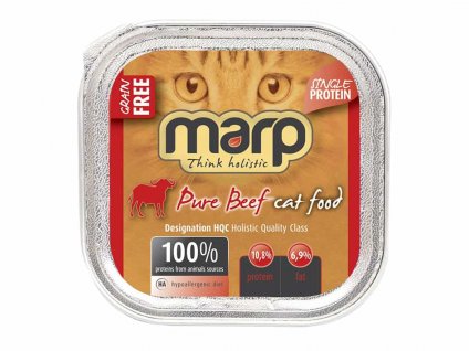 Paštika MARP Cat Holistic Pure Beef 100g