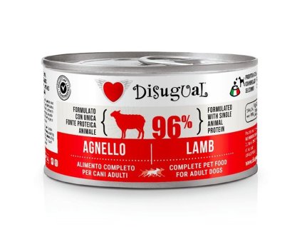 Konzerva DISUGUAL Dog Mono Lamb 150g