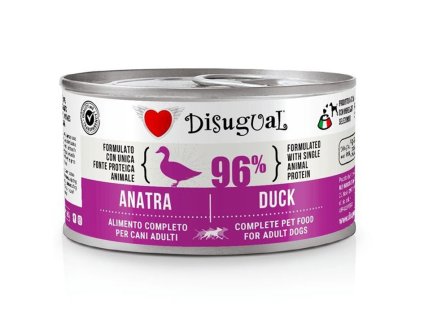 Konzerva DISUGUAL Dog Mono Duck 150g