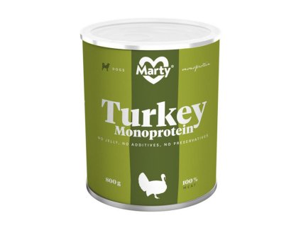 Konzerva MARTY Monoprotein krůtí 800g